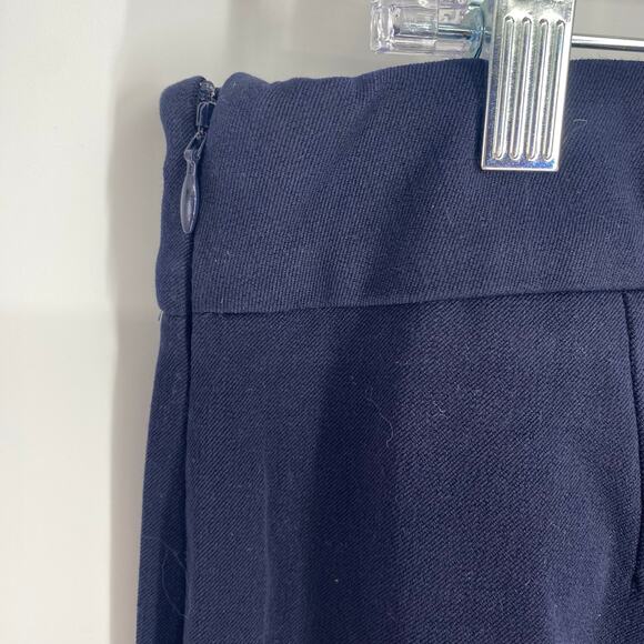 Talbots Pants Women’s 8 Navy High Waisted Straight Classic Career Professional - Picture 3 of 9